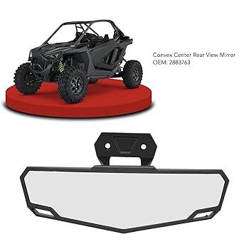 E.r⑅　1113 UTV Convex Centre Rear View Mirror,Acouto UTV Center Rear